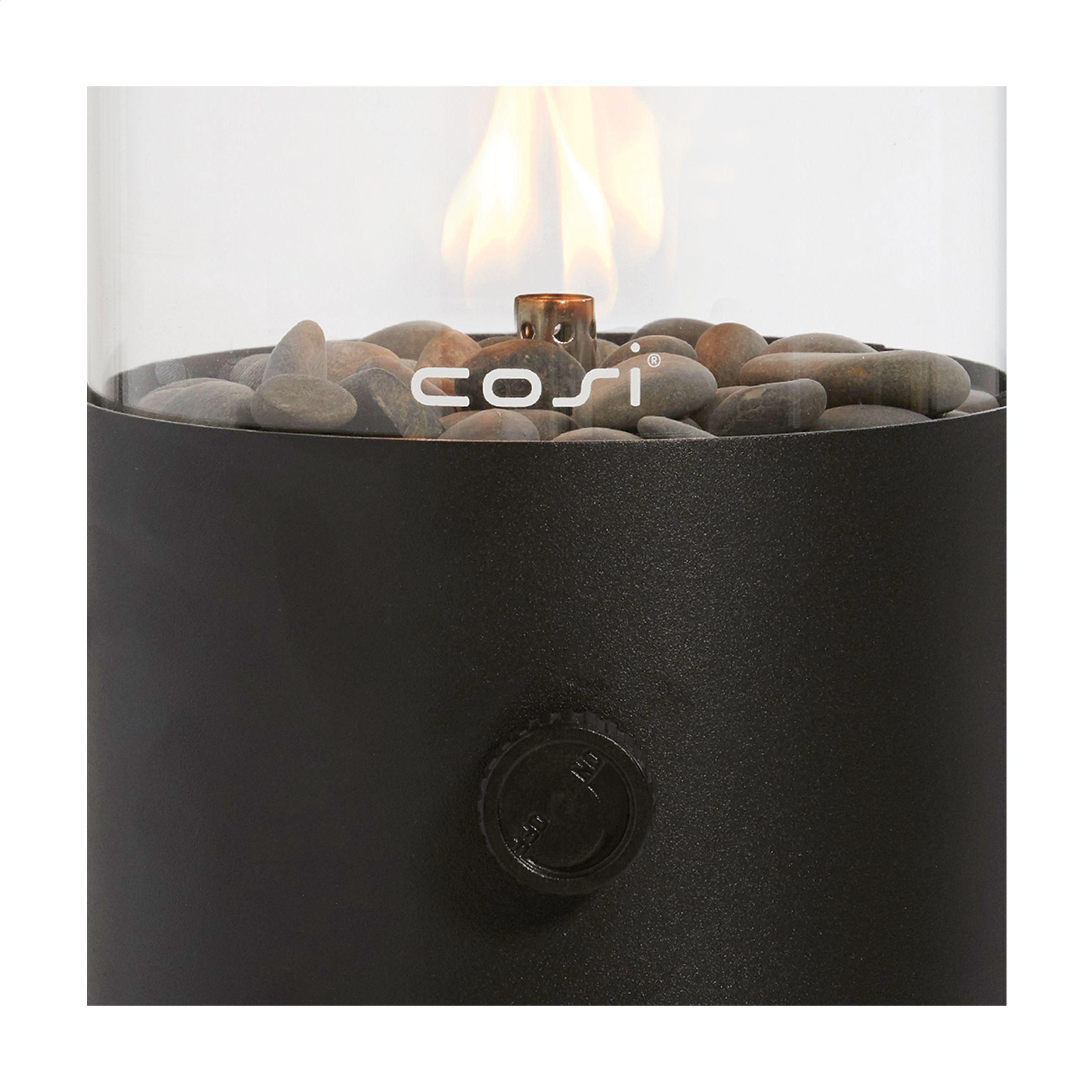 Lanterna a gas – Elegante illuminazione d'atmosfera | Metallo e vetro | Ø 16 x 30 cm