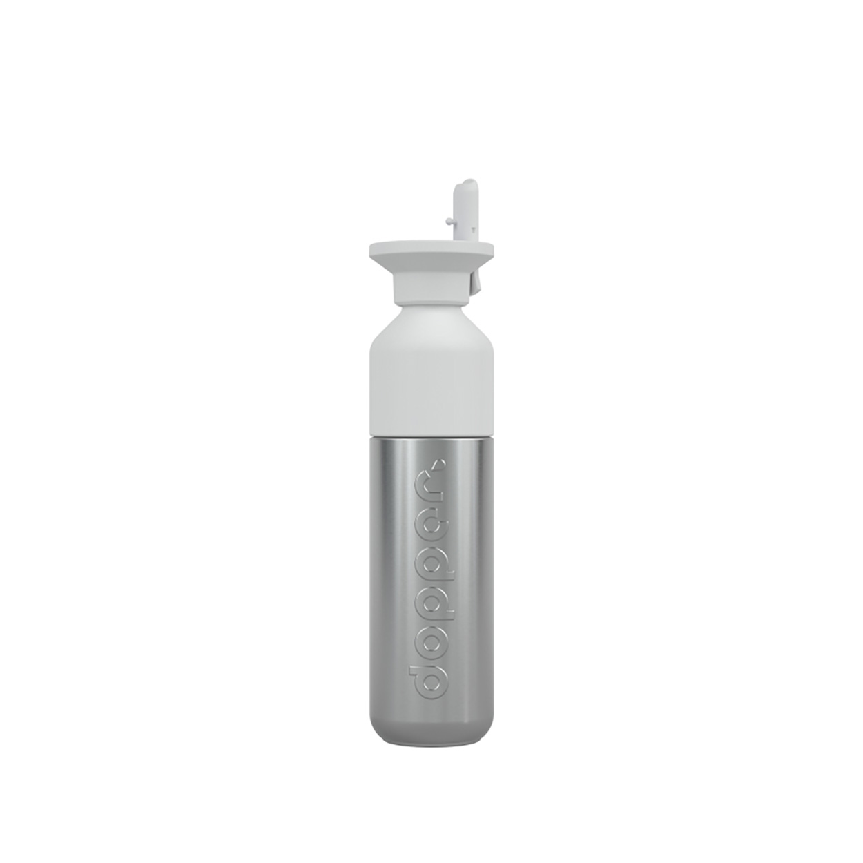 Dopper Steel Straw flip - 490 ml | Argent