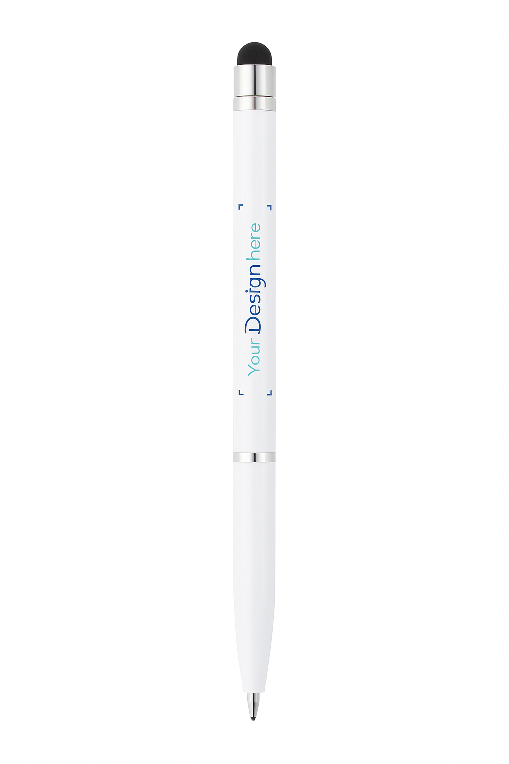 Stylo à bille | Écran tactile | Aluminium | Encre bleue