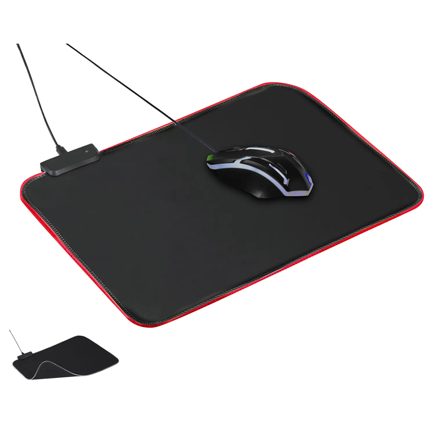 Muismat Hizkia – LED Verlichting | 13 Lichtmodi | Type-C | Antislip | 150 cm Kabel