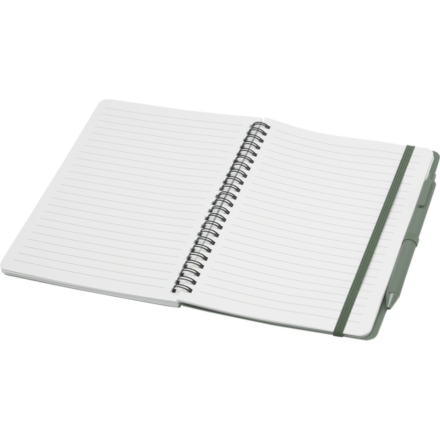 Taccuino in plastica ocean-bound – A5 | Copertina rigida | Con penna | 80 fogli