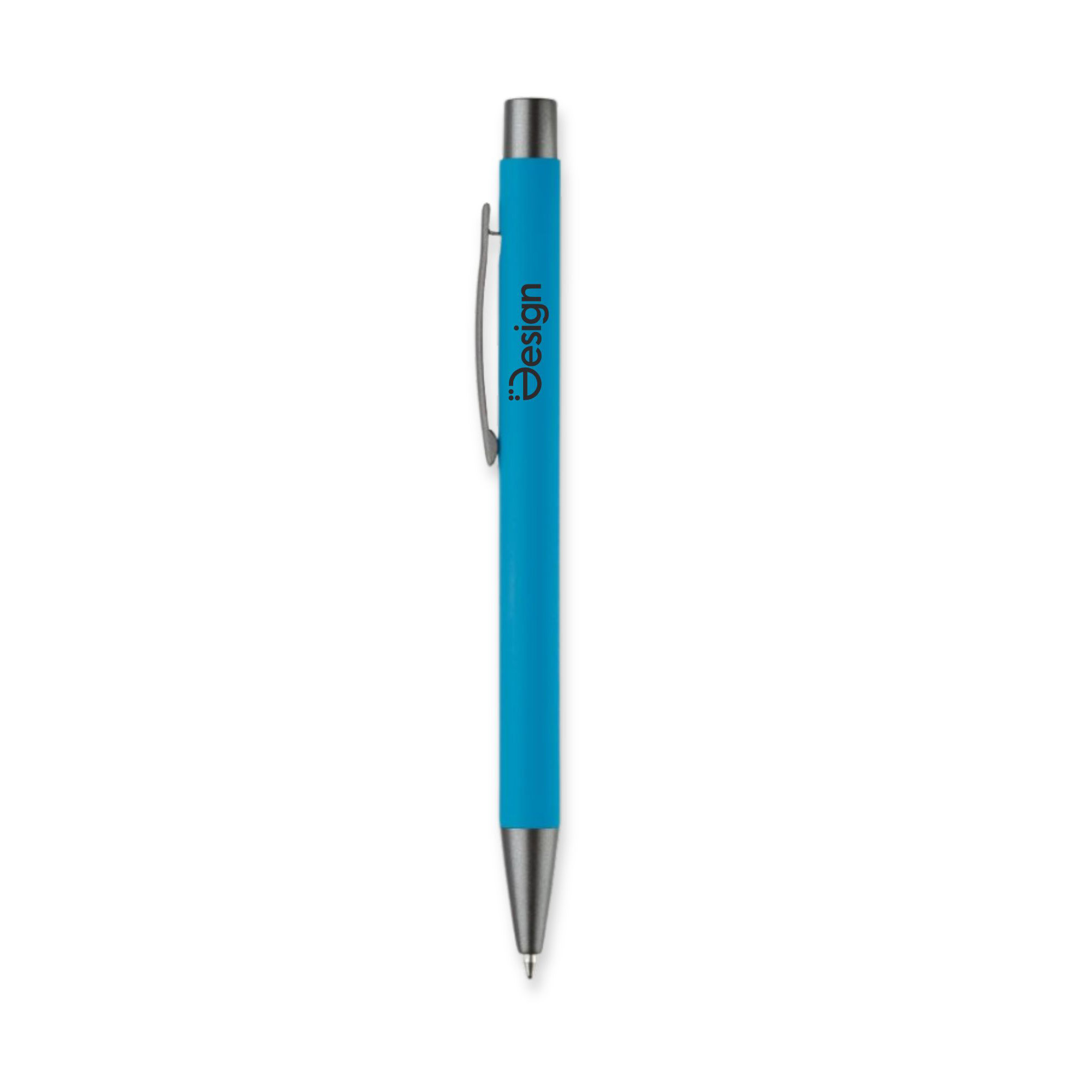 Stylo à bille | Métal | Caoutchouc | Encre bleue
