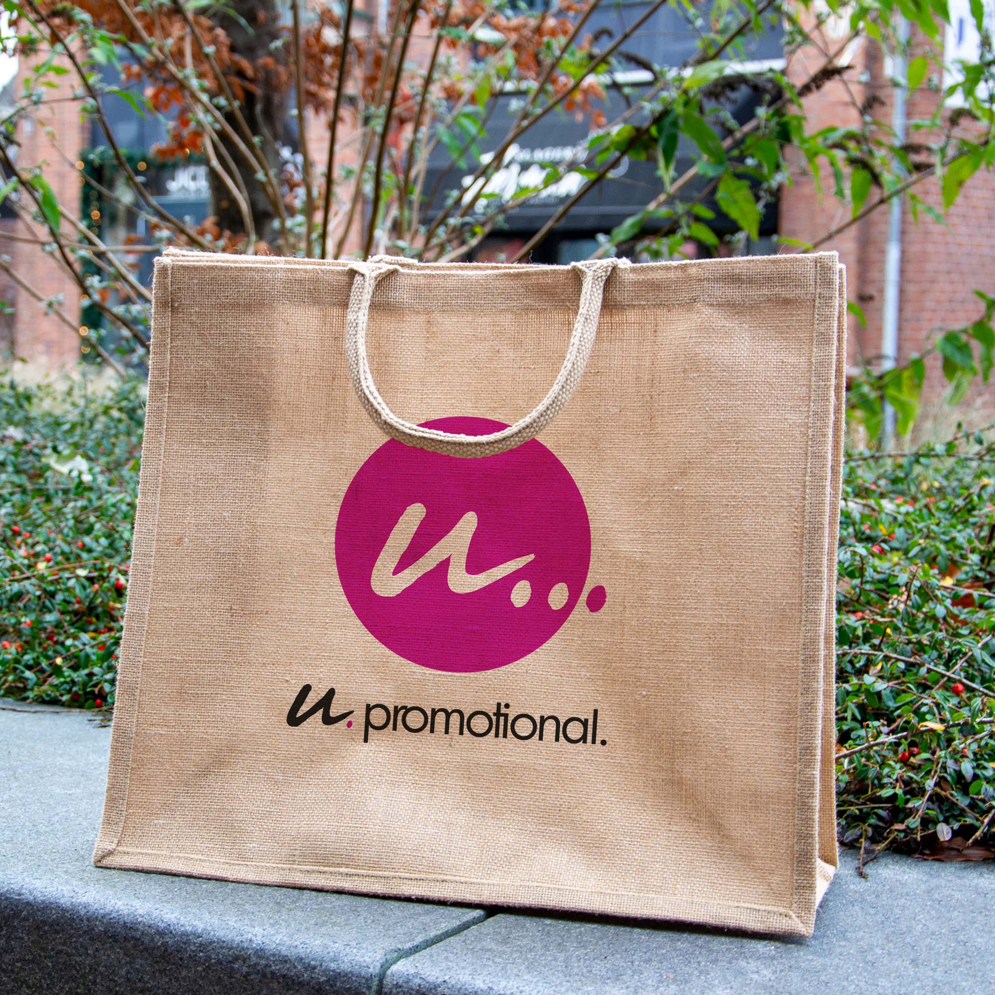 Shopper in iuta | 340 g/m² | 50x45x18cm | Stampa fino a 4 colori