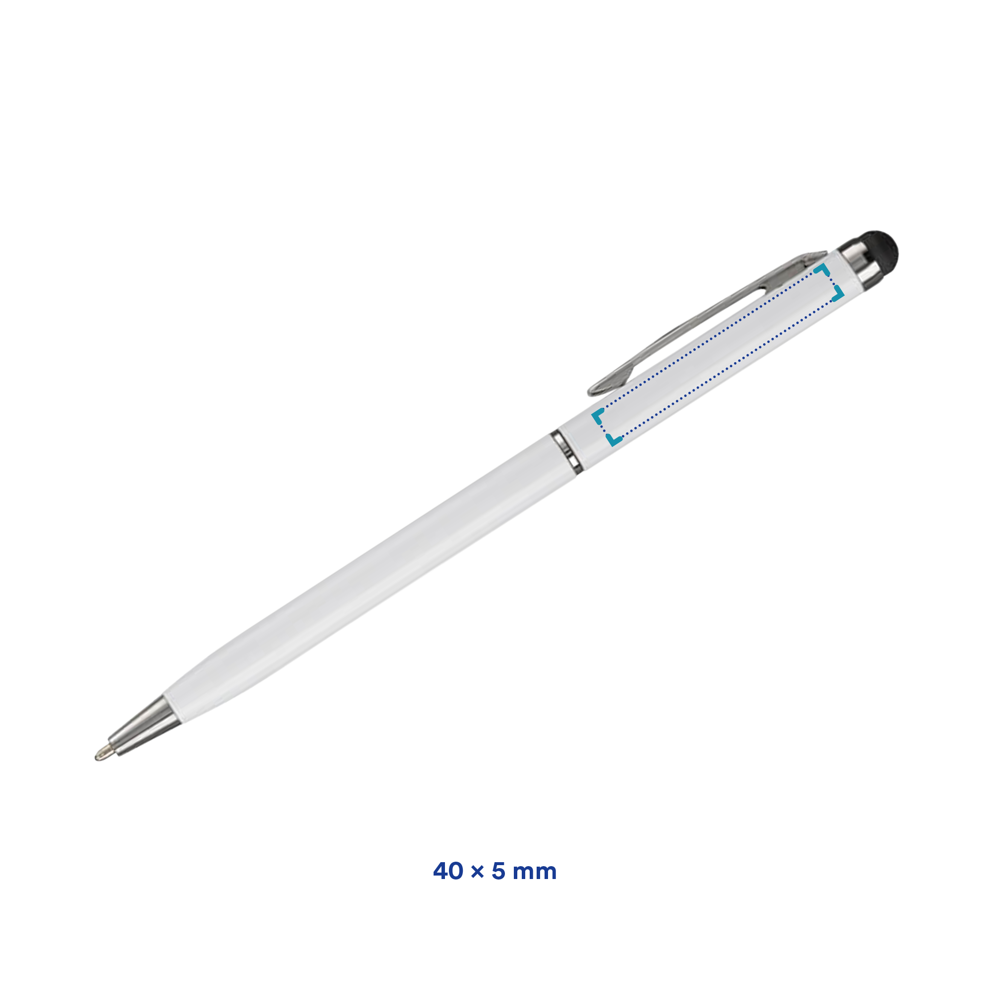 Touchpen Max - Luxe | Gekleurd | Gravure en tot 4 kleuren bedrukking