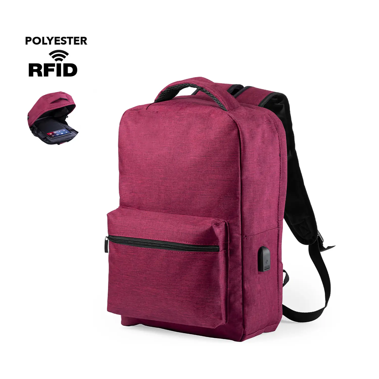 Rugzak Multifunctioneel – Anti-diefstal | USB-poort | Laptopvak | RFID | Verstevigd
