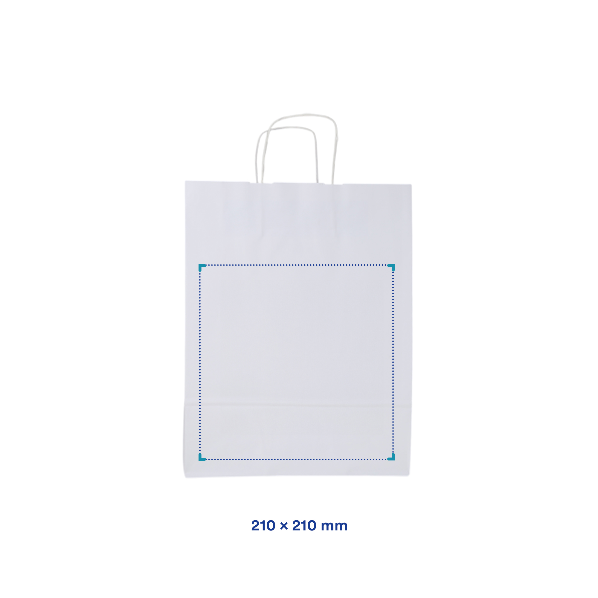 Sac en papier Olly – A4 | 90 g/m² | Quadrichromie | Certifié FSC