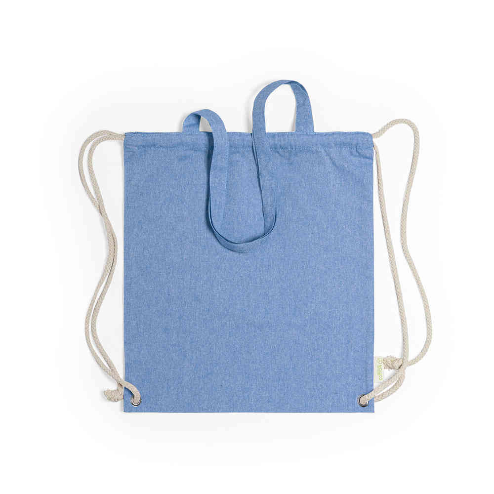 Sac à dos en coton recyclé | 140 g/m² | Cordon de serrage