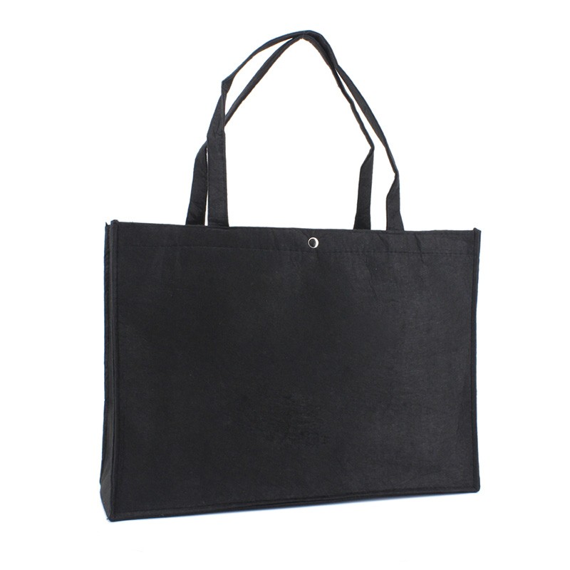 Vilten shopper Samia - RPET | 220 g/m² | 32x23x10 cm | Tot 2 kleuren bedrukking