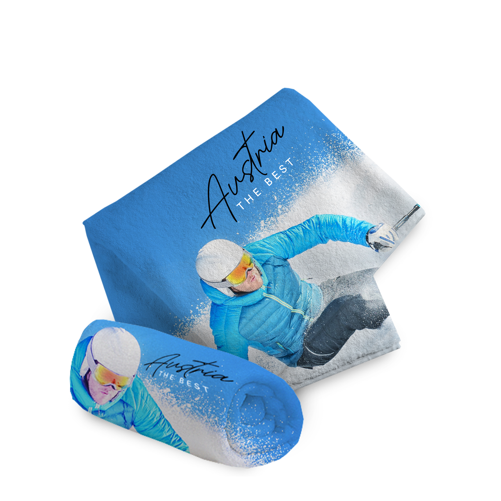 Serviette de bain - 100 x 50 cm | 400g/m² | Coton & Polyester | Impression intégrale possible