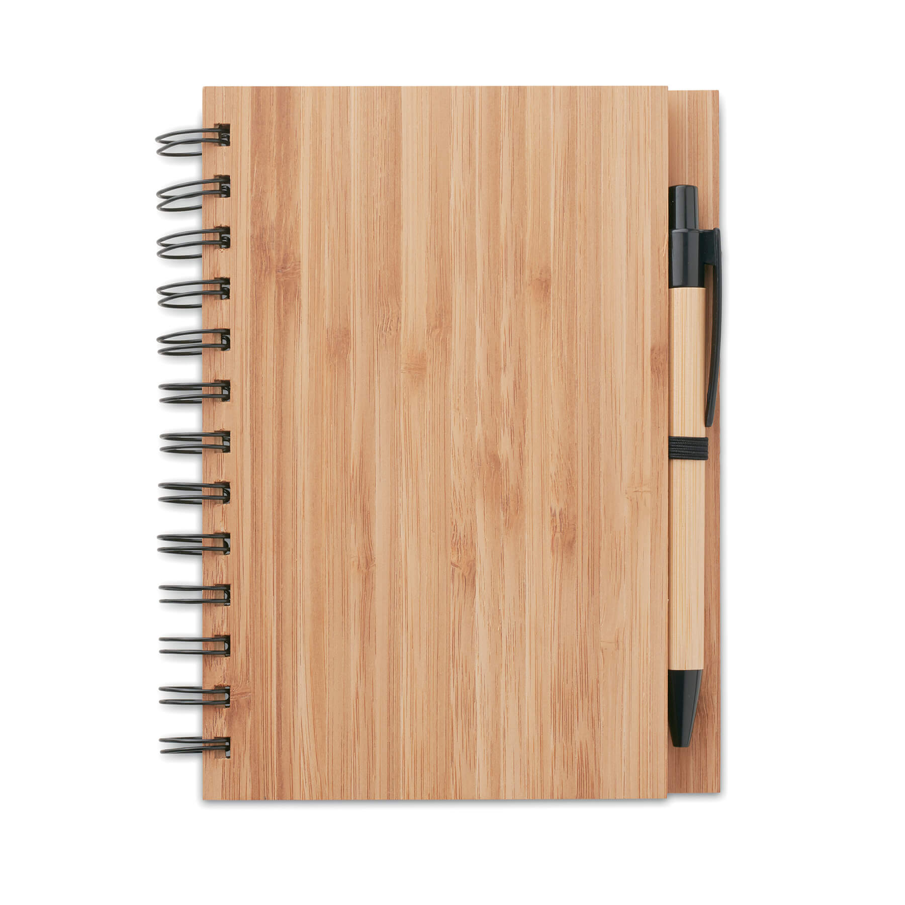 Cahier à anneaux | Bambou | A5 | Avec stylo