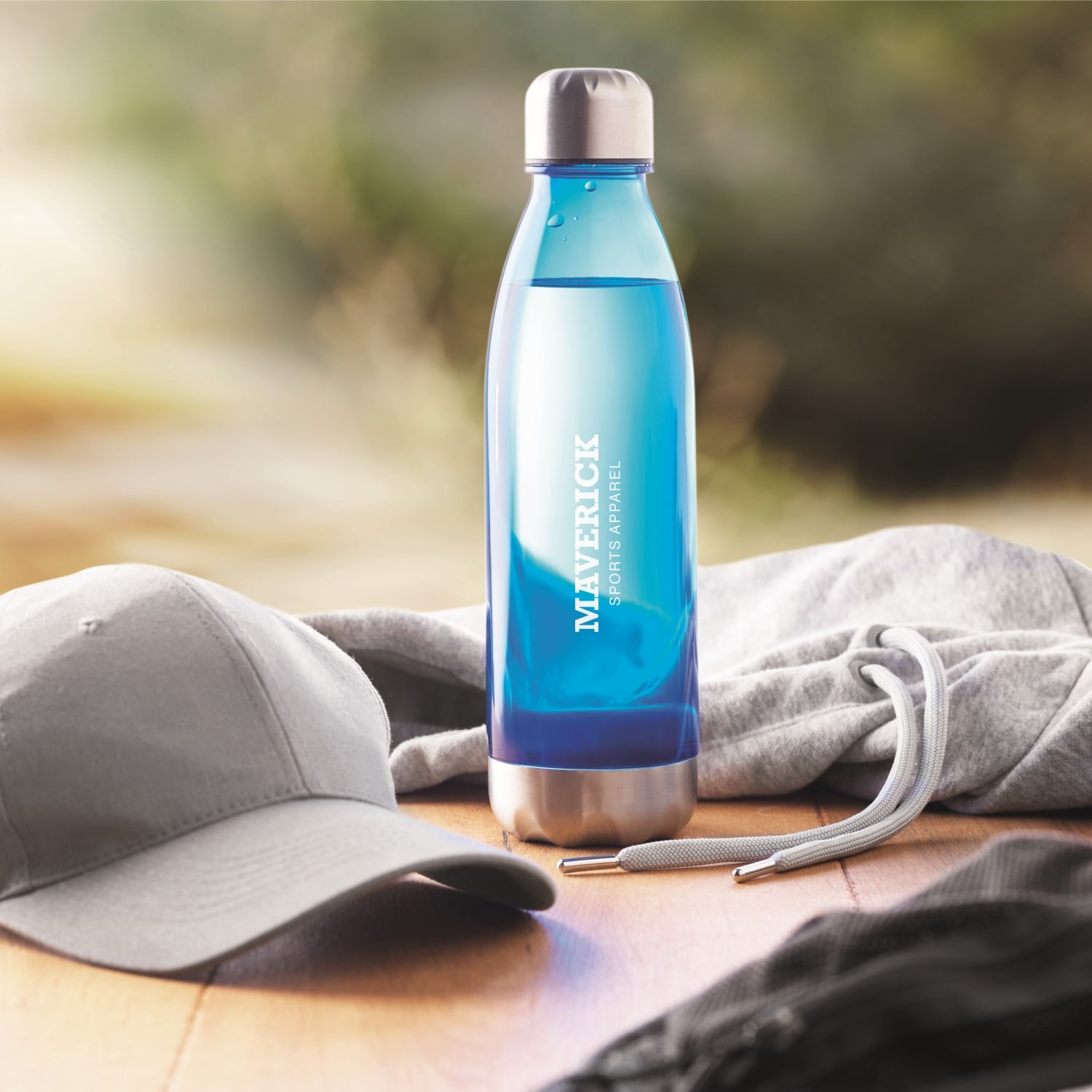 Waterfles Aspen - 600 ml | Verschillende kleuren | 1 kleur bedrukking