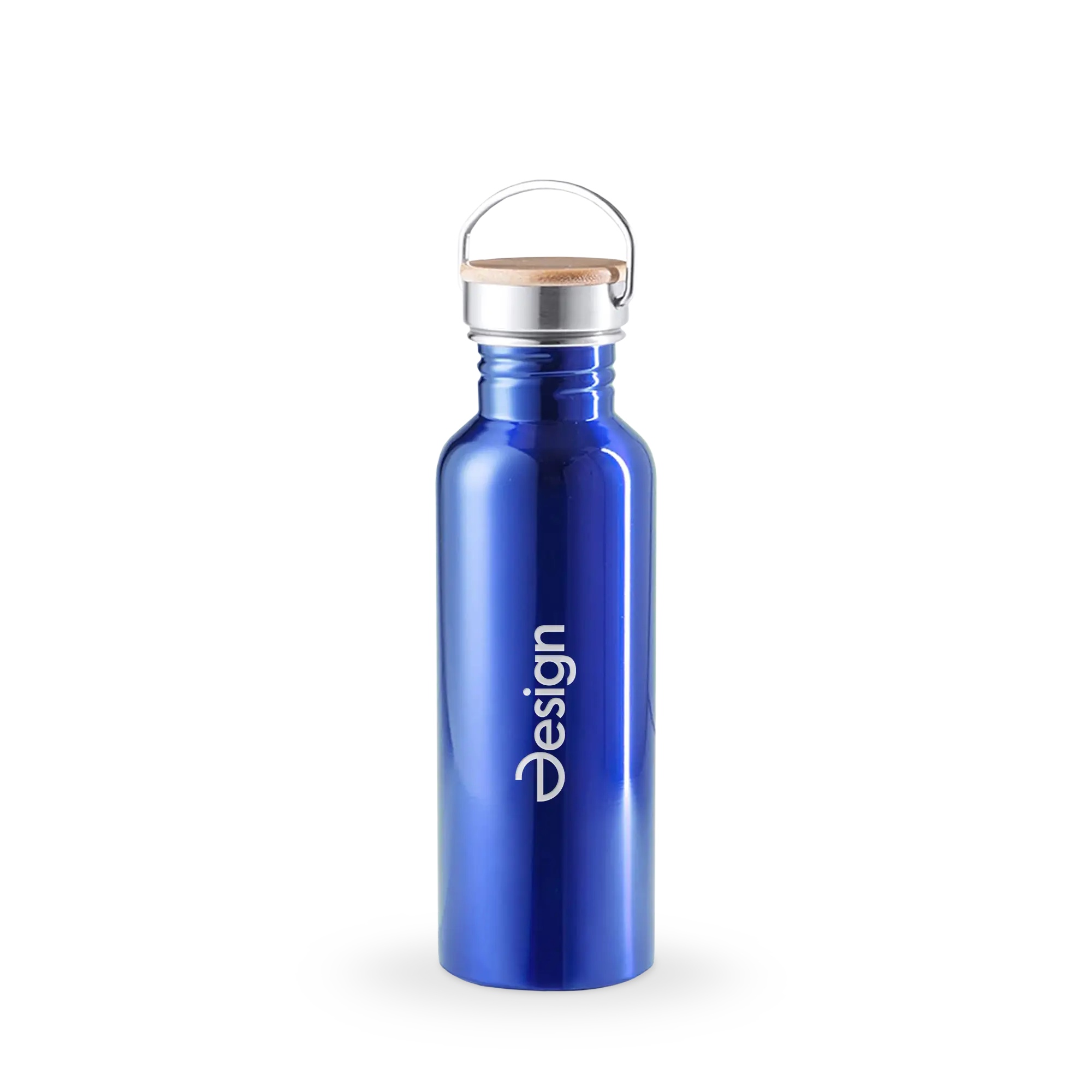 Trinkflasche Luis - 800 ml | Edelstahl + Holz