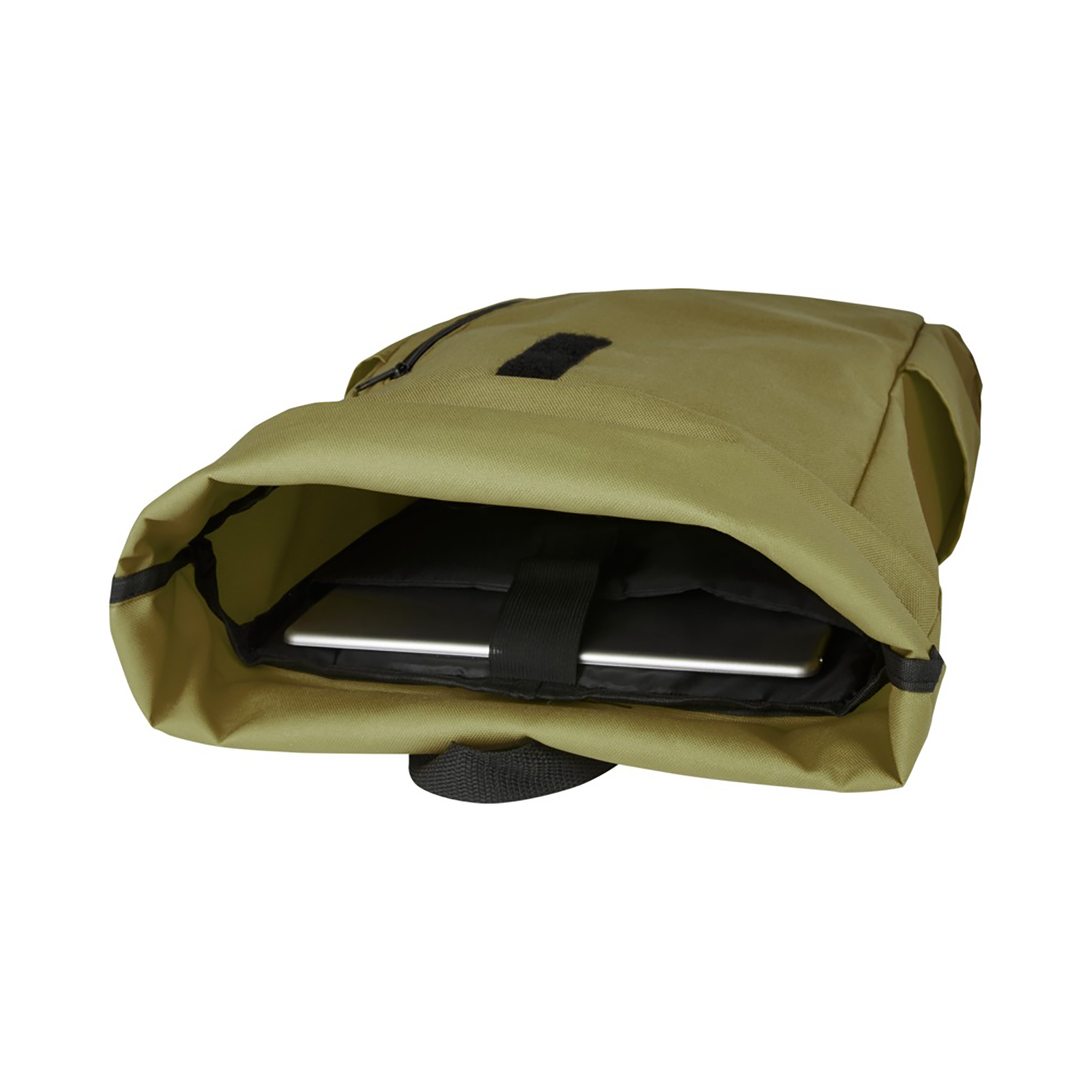 Zaino roll-top riciclato – 18L | GRS RPET | Idrorepellente | Scomparto laptop 15,6”