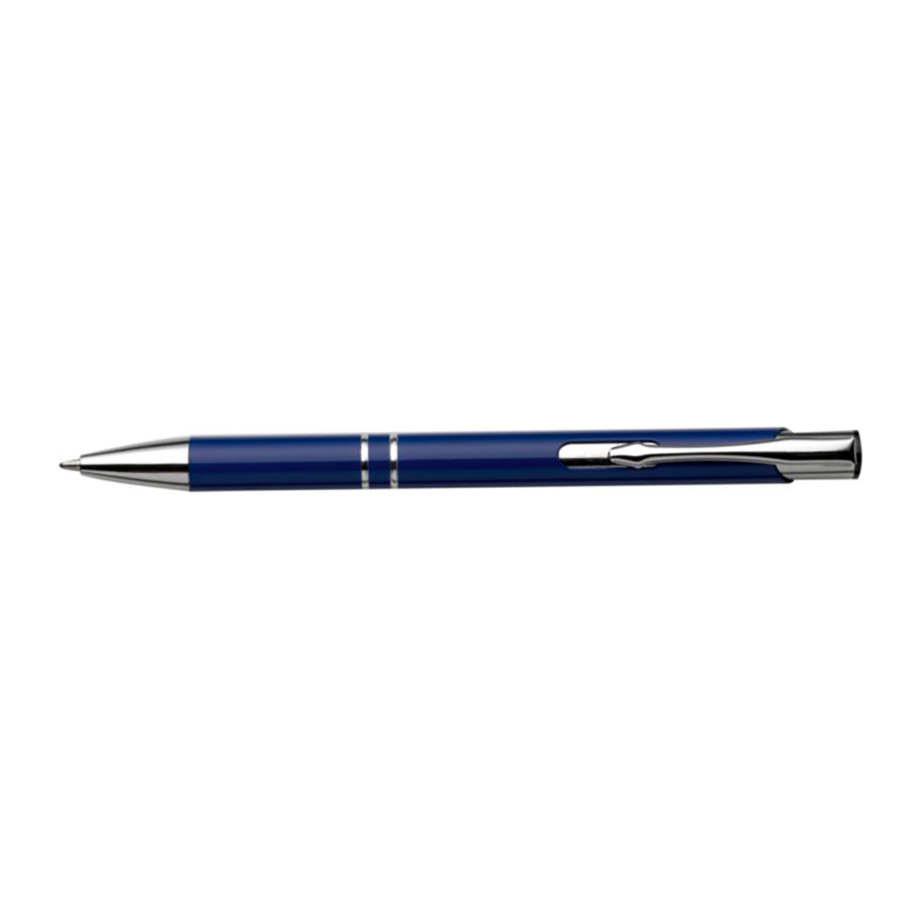 Stylo bille Kamari en aluminium recyclé – Encre bleue | Léger | Éco‑responsable | Design fin