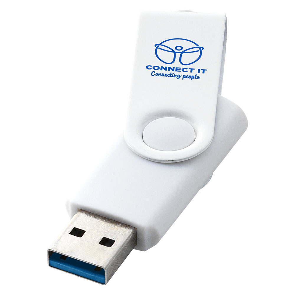 USB-Stick – 3.0 | Metallgehäuse | Drehbares Design | Schlüsselringöse | Kompakt