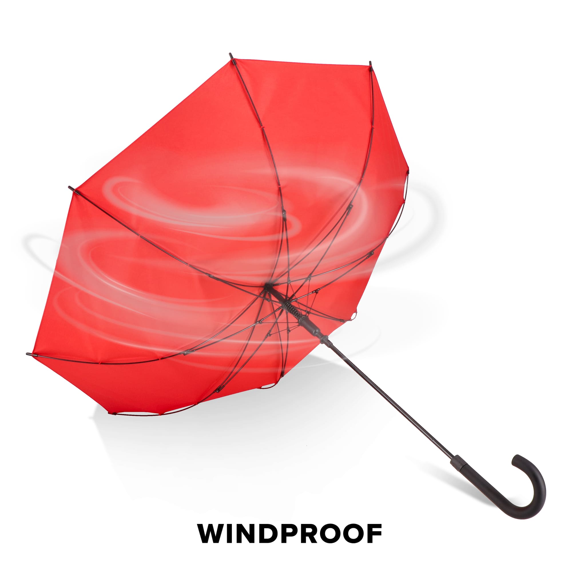 Regenschirm – Ø 105 cm | Windbeständig | Automatisch | Hakengriff