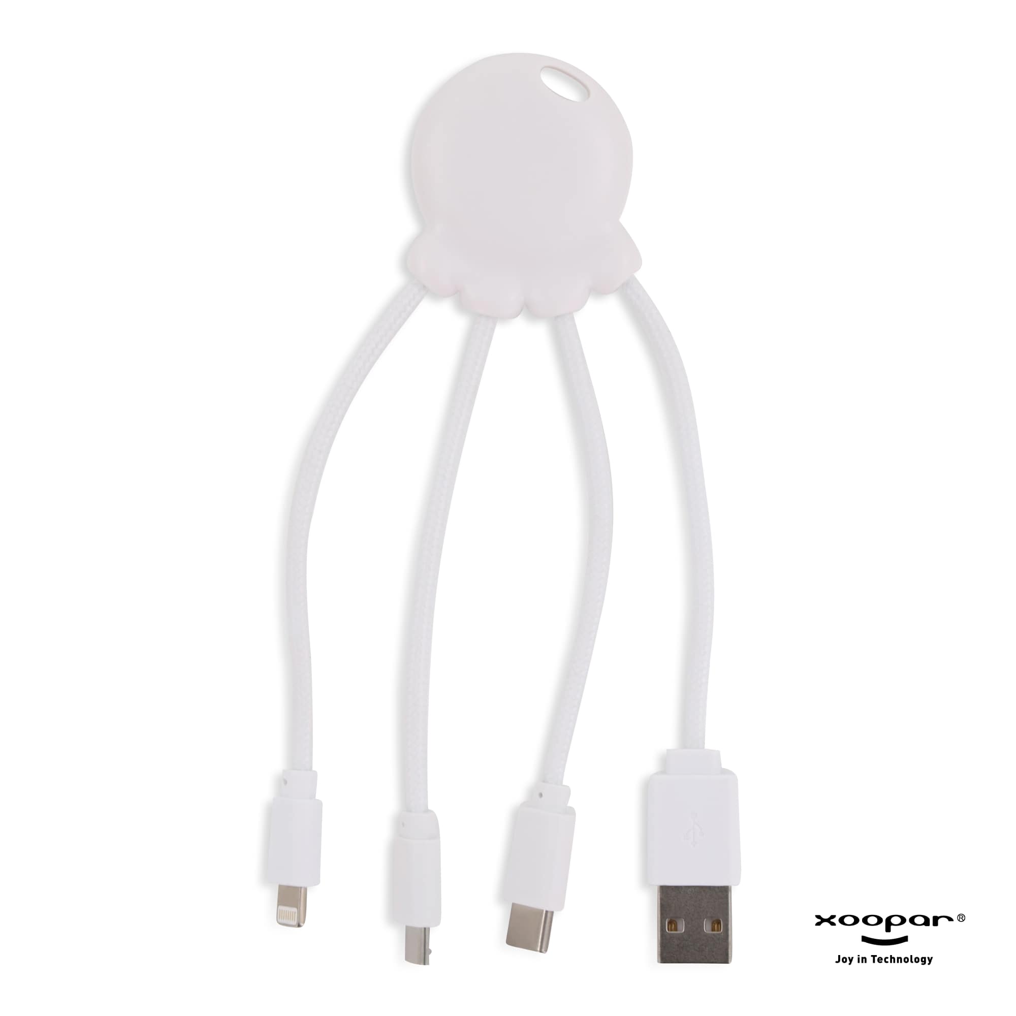 Câble de recharge Xoopar Octopus | Plastique recyclé | Quadrichromie