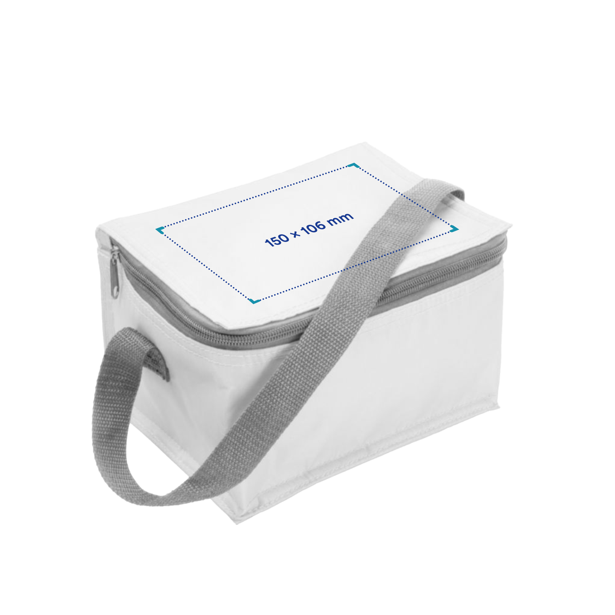 Borsa termica - Poliestere | 6 lattine | Vari colori | Stampa 1 colore