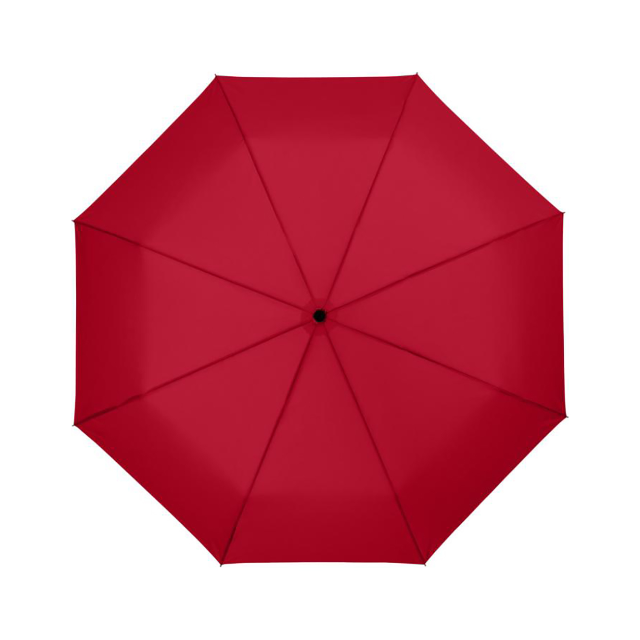 Parapluie pliant automatique – 21 pouces | Baleines en fibre de verre | Poignée caoutchoutée | Avec étui