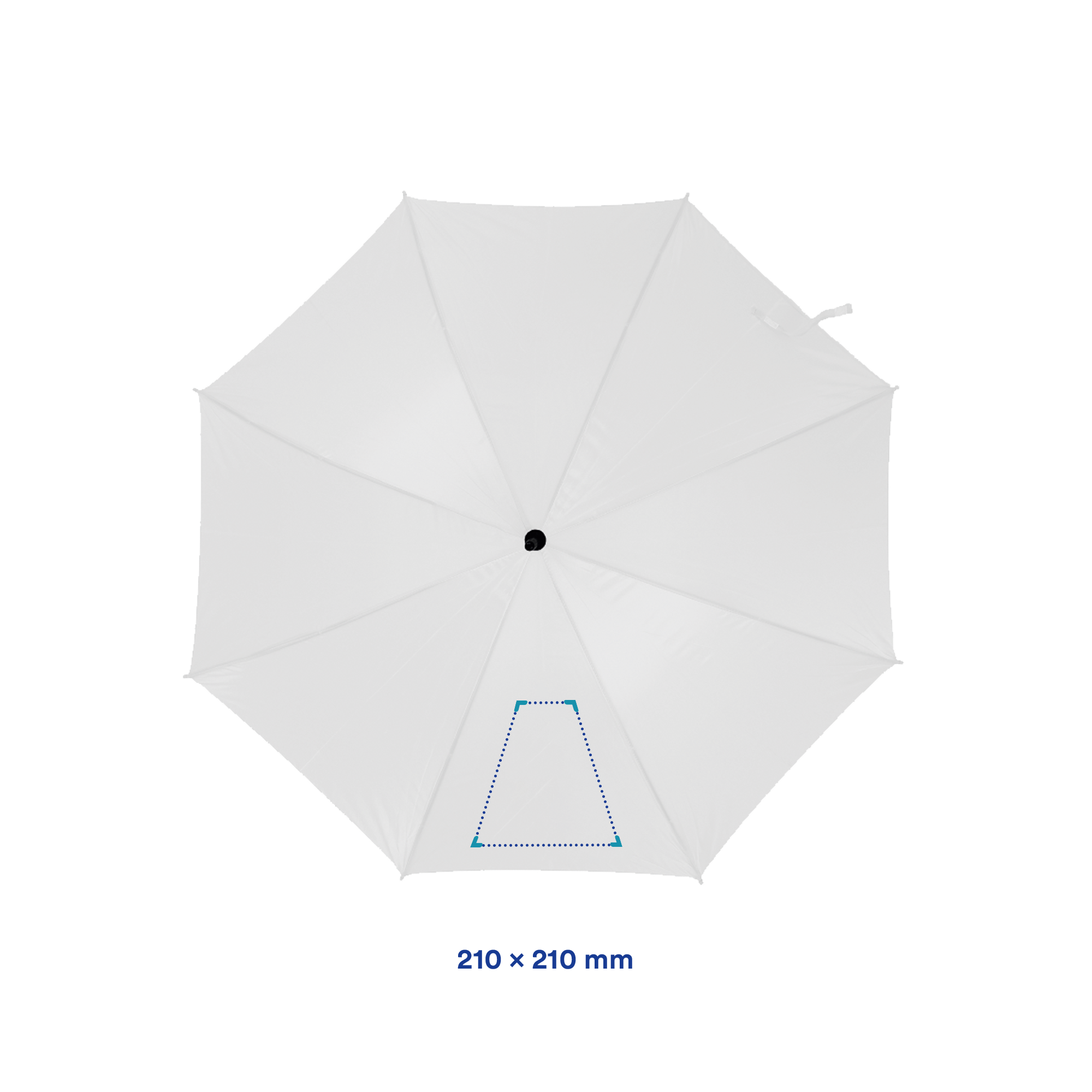 Parapluie coloré - Ø 104 cm | Manuel | Impression 4 couleurs