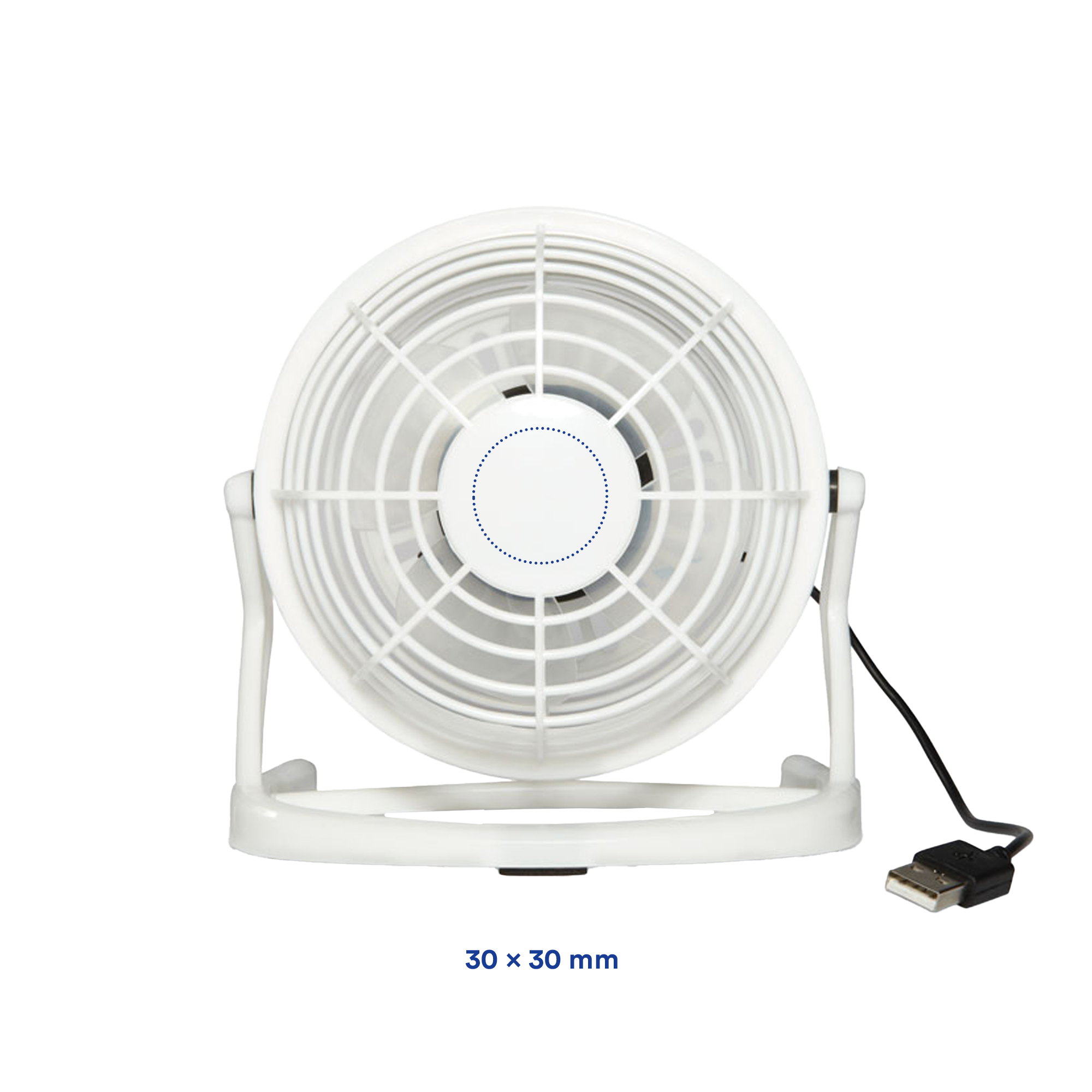 Ventilator Windy - Kunststof | USB aansluiting | Doming