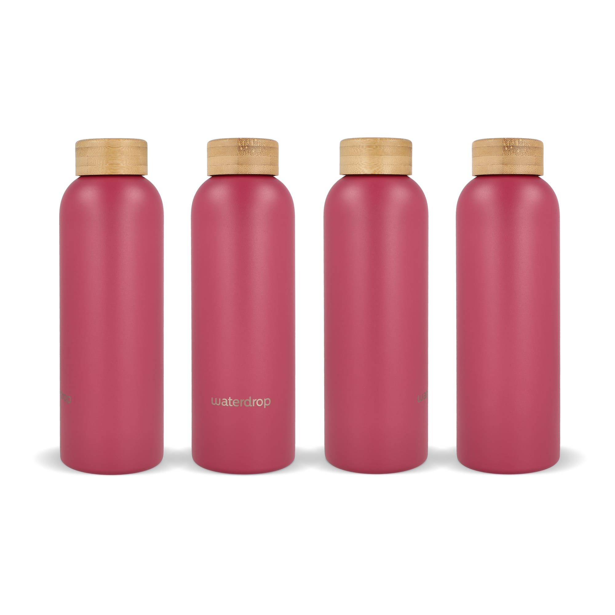 Waterdrop Classic Bottiglia termica – 600 ml | Acciaio inox | Tappo bambù