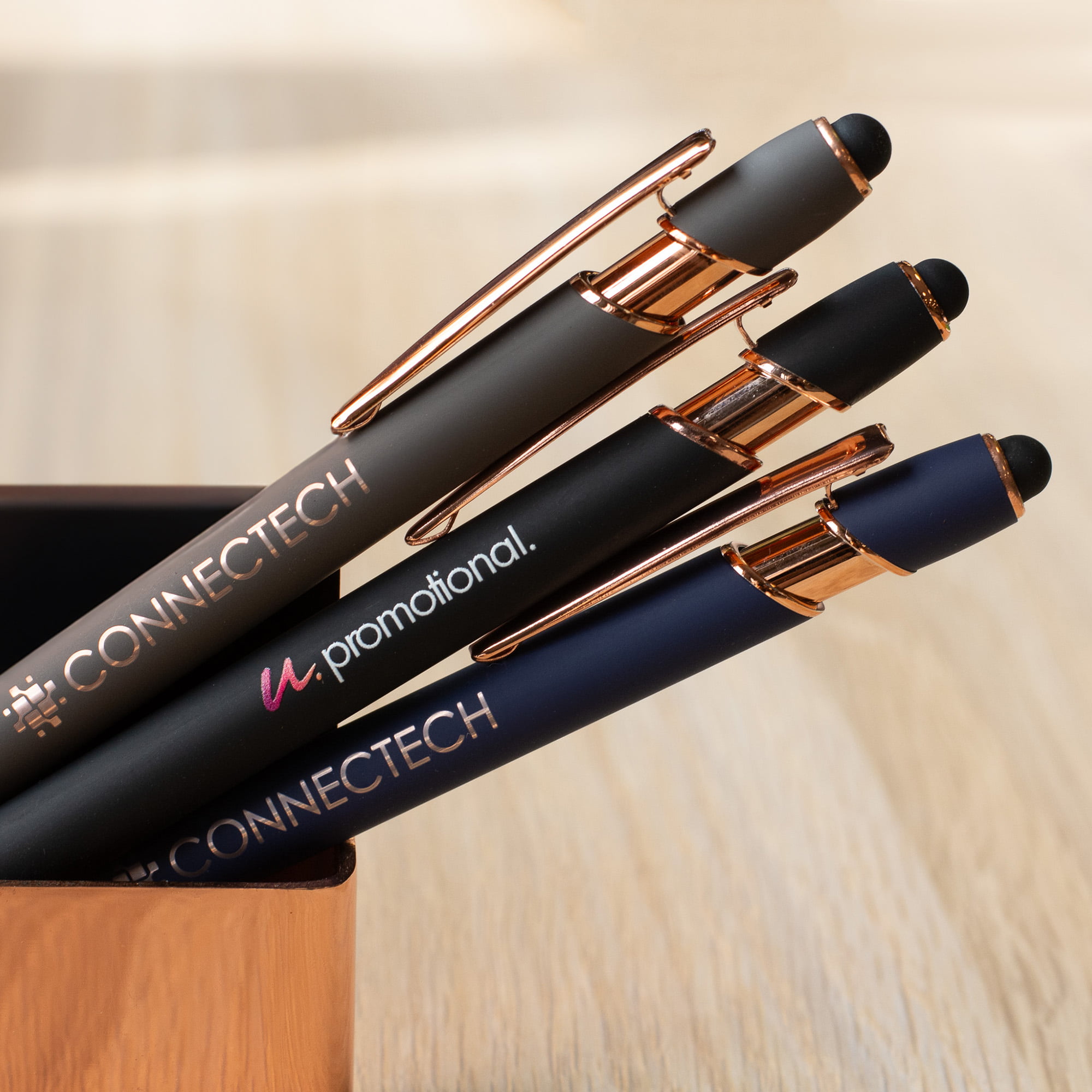 Stylo à bille de luxe | Métal | Encre bleue | Avec fonction tactile
