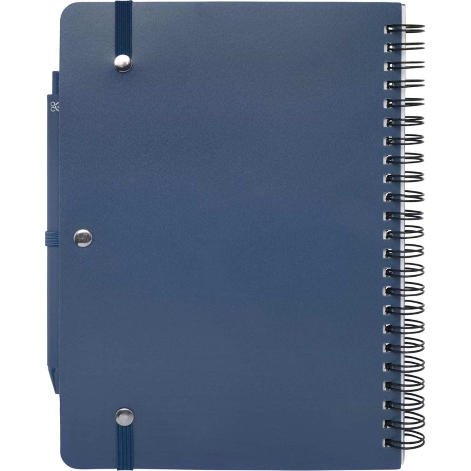 Taccuino in plastica ocean-bound – A5 | Copertina rigida | Con penna | 80 fogli