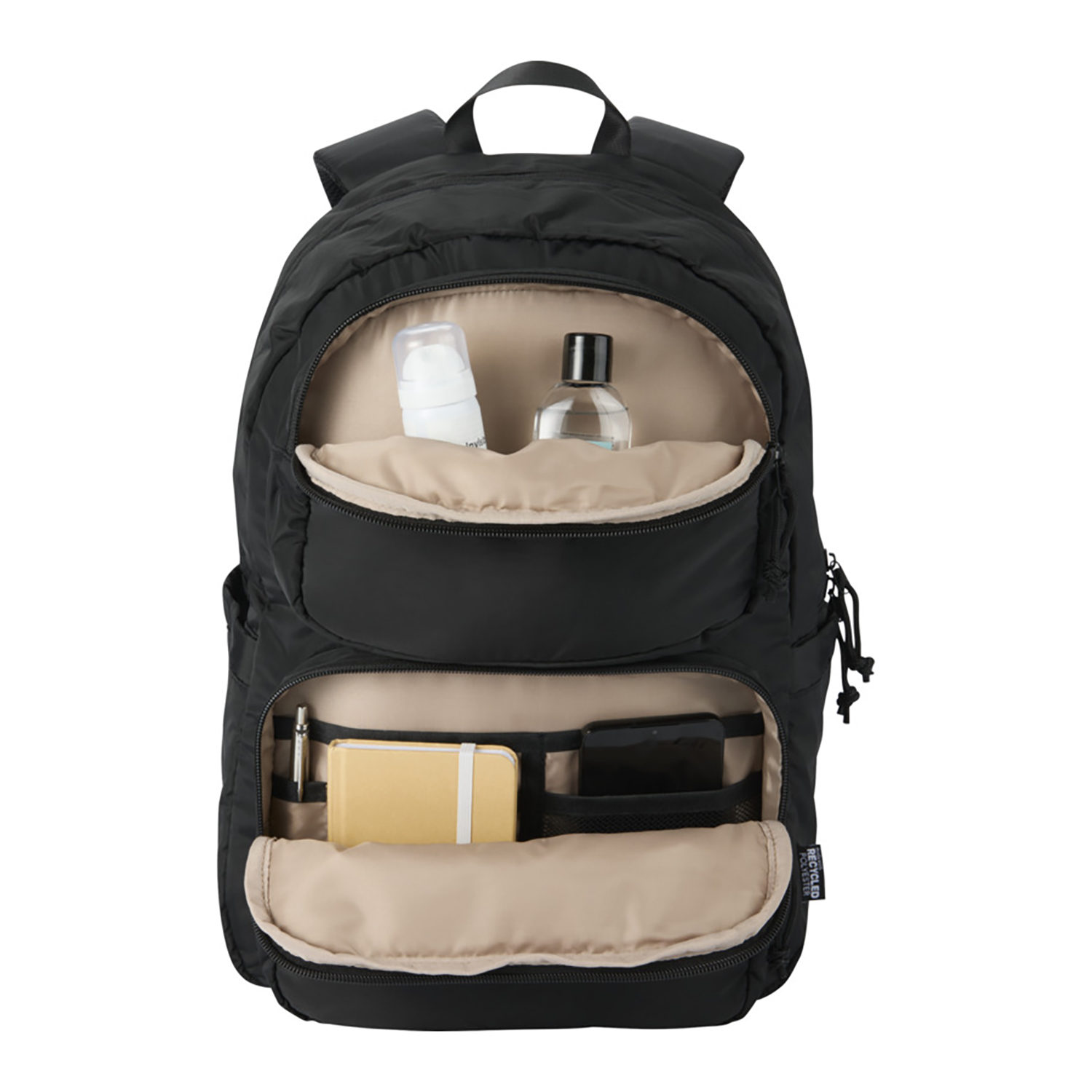 Wasserabweisender laptoprucksack – 18 l | Gepolstert | Mit trolleyband | Leicht