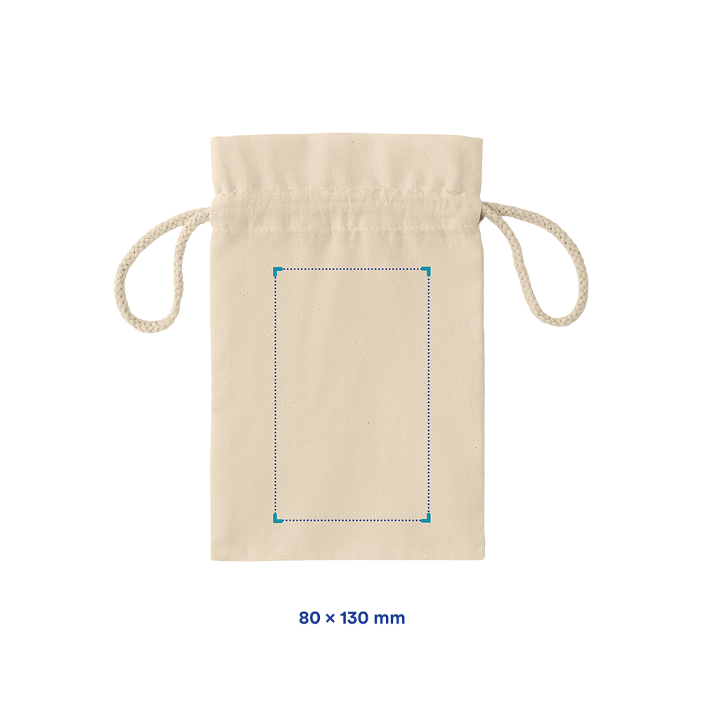 Sac marin en coton | Cordon de serrage | Impression 4 couleurs