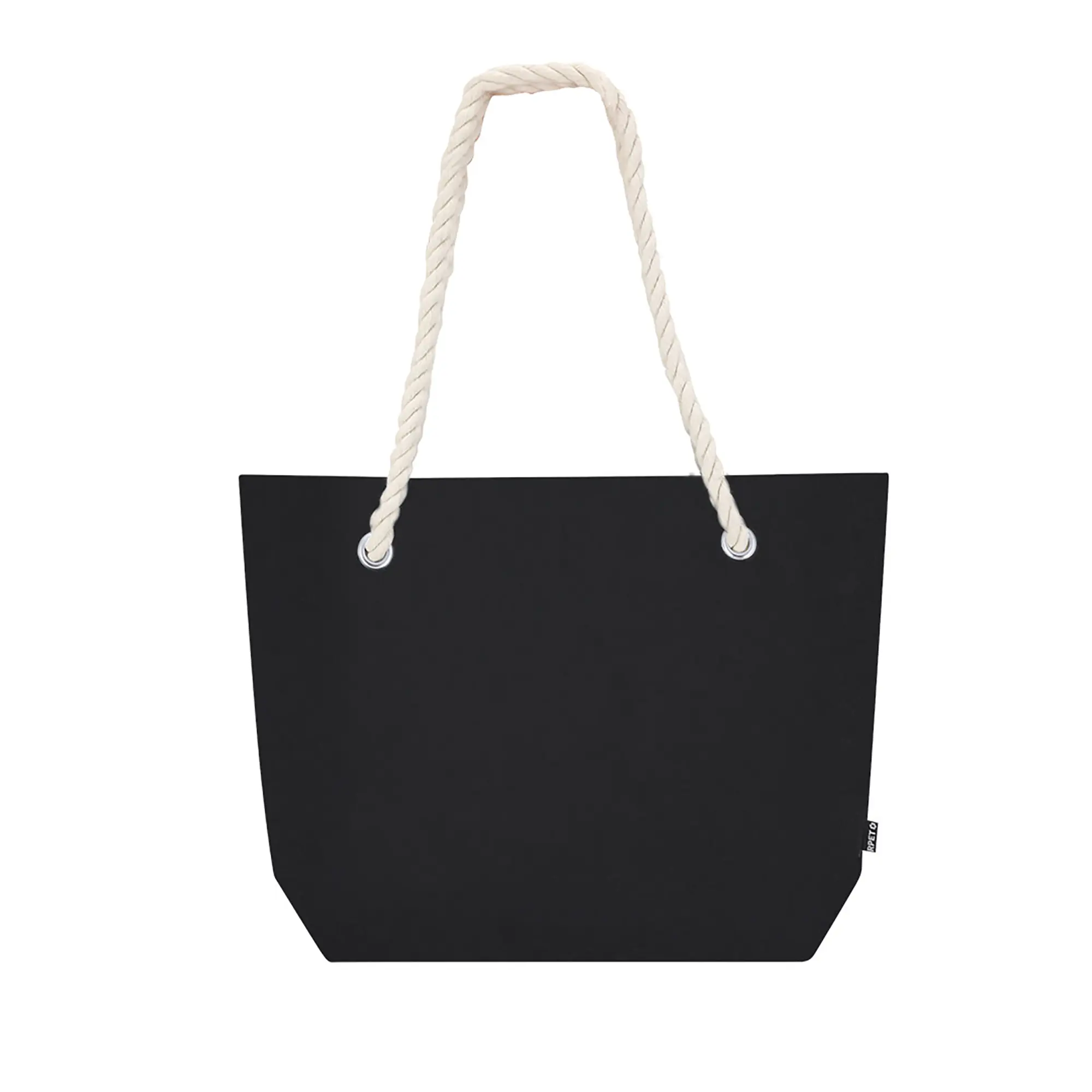 Tas Lida - RPET Vilt | Katoenen koord | Bodemvouw | Tot 6 kg draagkracht