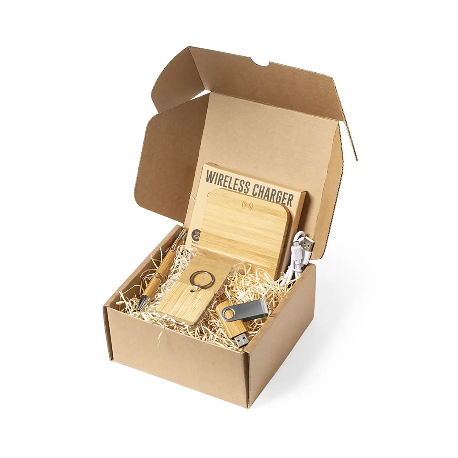 Boîte cadeau – Format S | Carton kraft FSC® | Durable