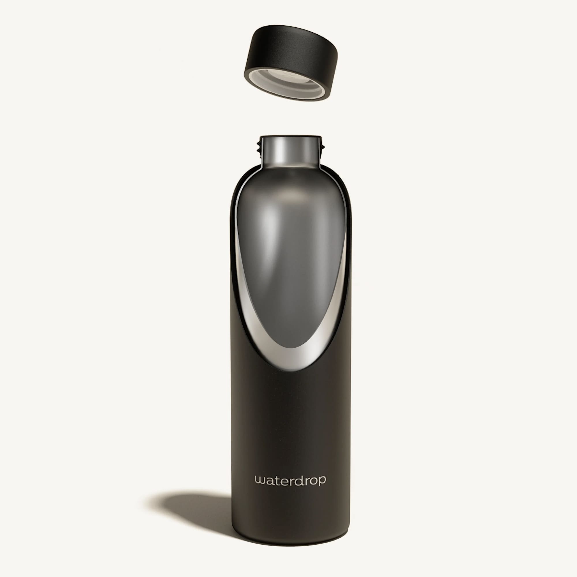 Waterdrop steel Bottiglia termica – 600 ml | Acciaio inox | Tappo acciaio