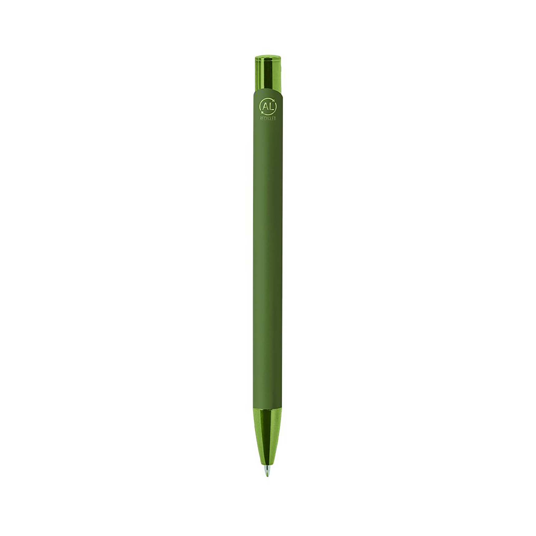 Penna – Alluminio riciclato | Finitura gommata | Incisione laser
