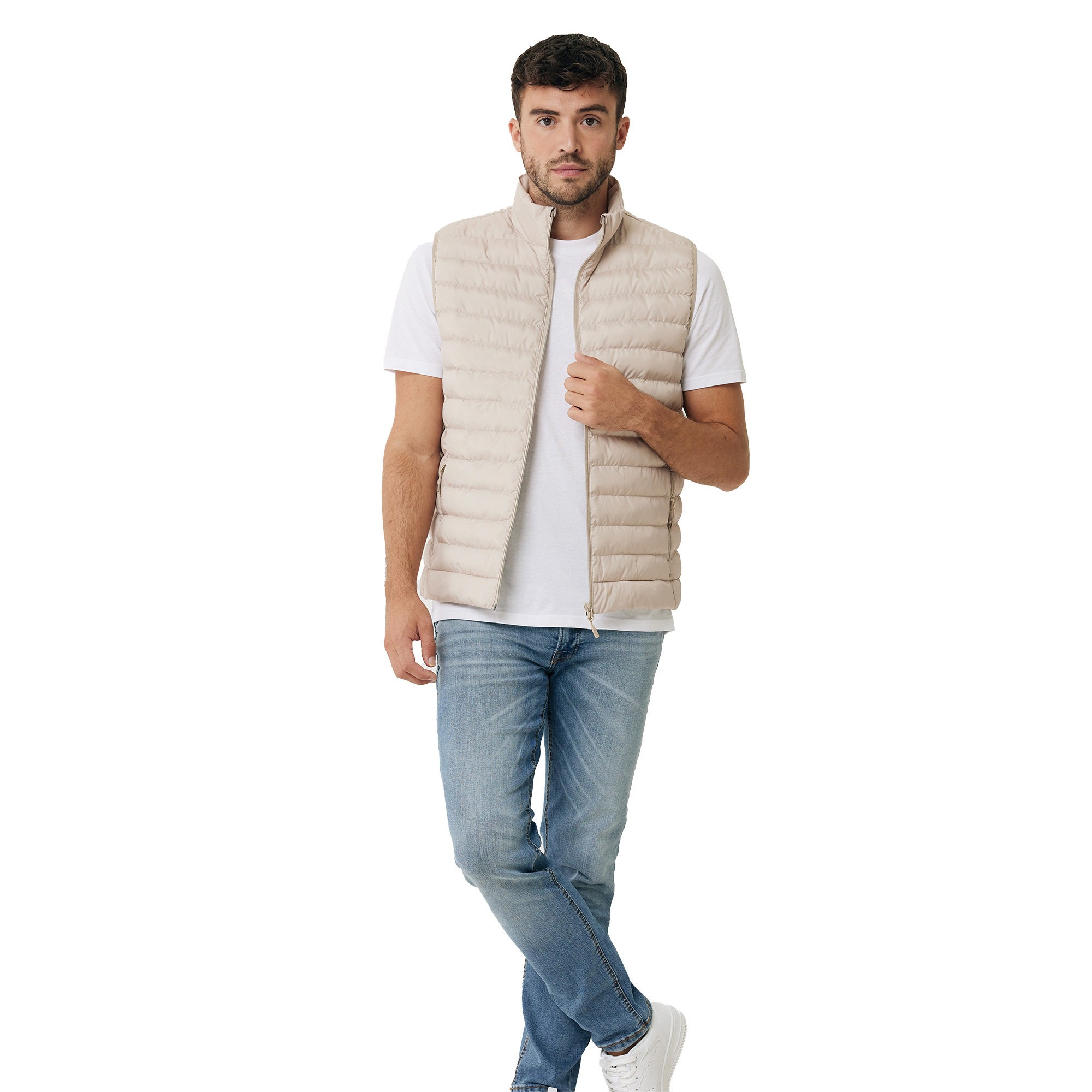 Iqoniq Meru Bodywarmer - Herren | Recyceltes Polyester | Reißverschluss-Zipper