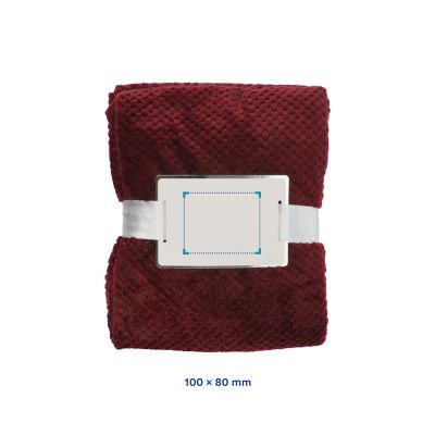 Couverture en polaire Nikolai | Motif gaufré | 230 g/m² | Emballage cadeau