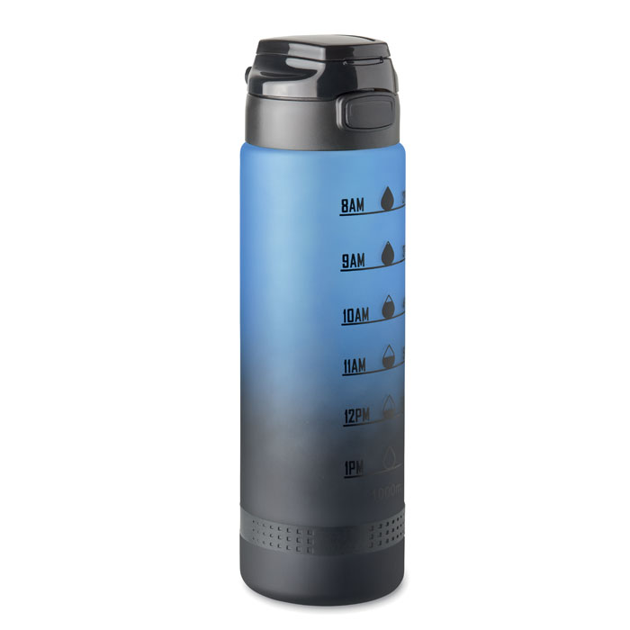 Sportbidon Rico – 1L | RPET | Schroefdop | Motiverende waterfles