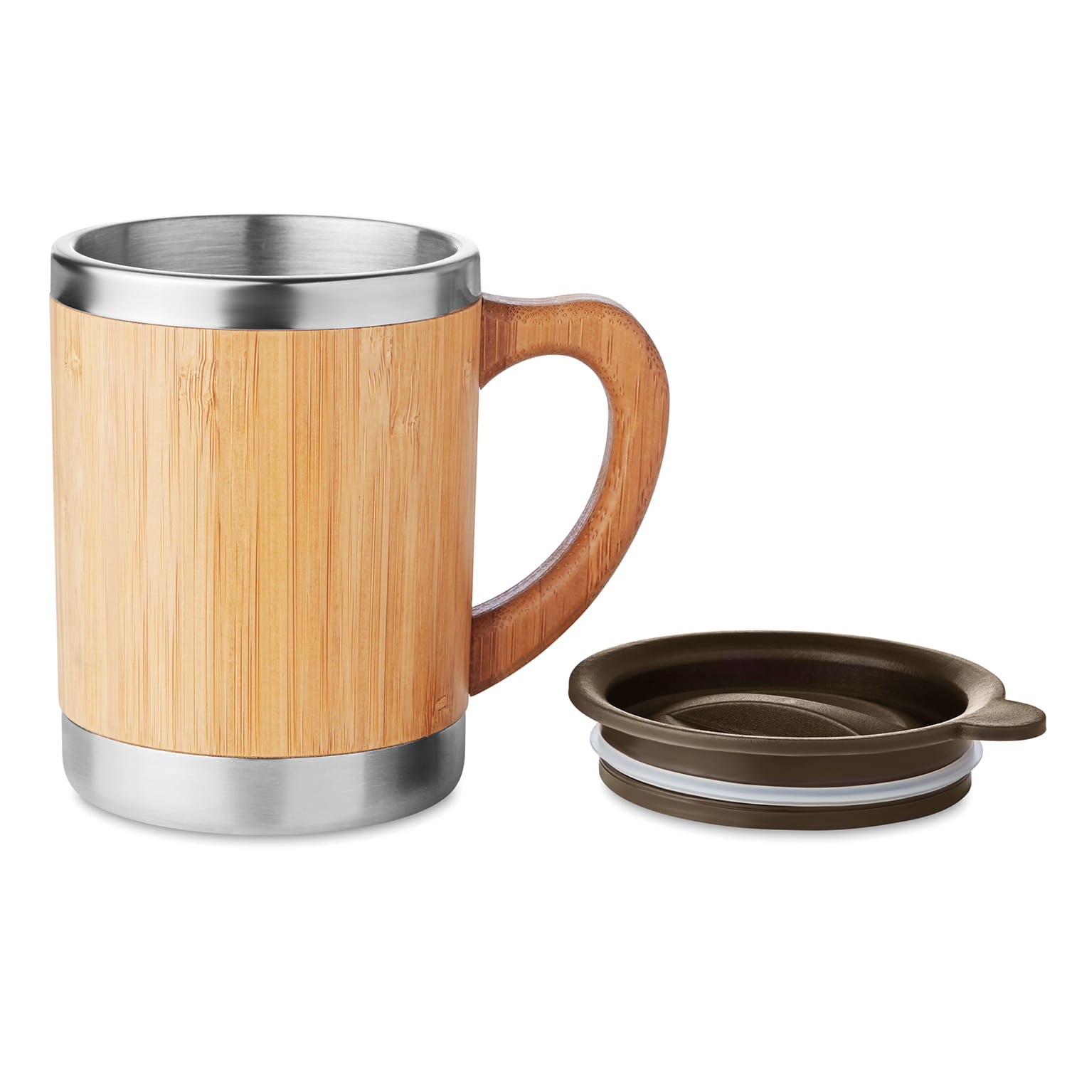Bicchiere - 300 ml | A doppia parete | Bambù