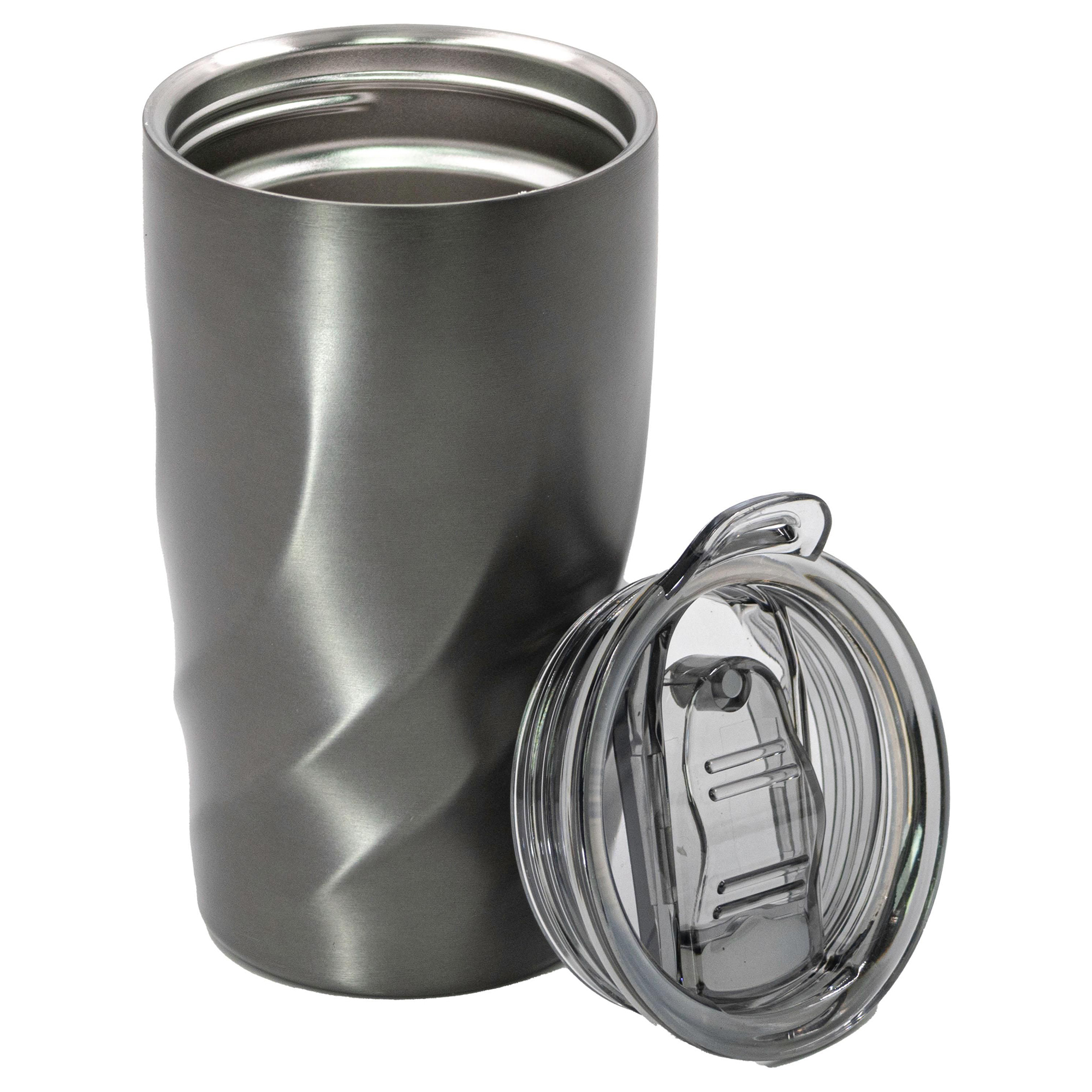 Reisebecher Vortex – 400 ml | Coppertech-Isolierung | Auslaufsicherer Deckel | Hergestellt aus Edelstahl