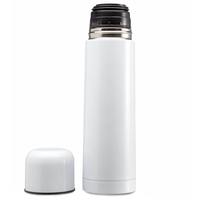 Bottiglia termica - 500 ml | Acciaio inossidabile metallico | A doppia parete