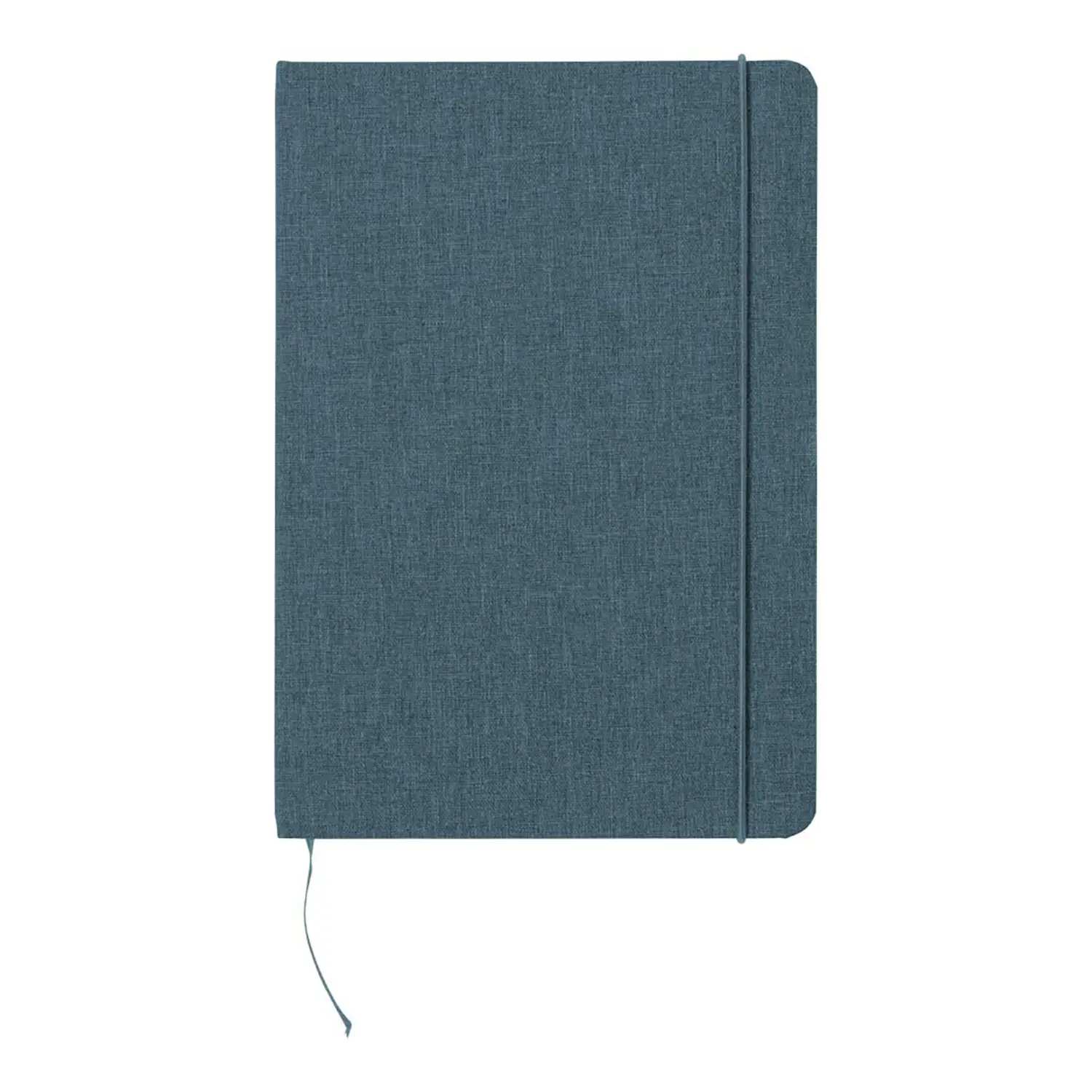 Carnet en RPET rigide – A5 | 80 pages | Fermeture élastique | Recyclé
