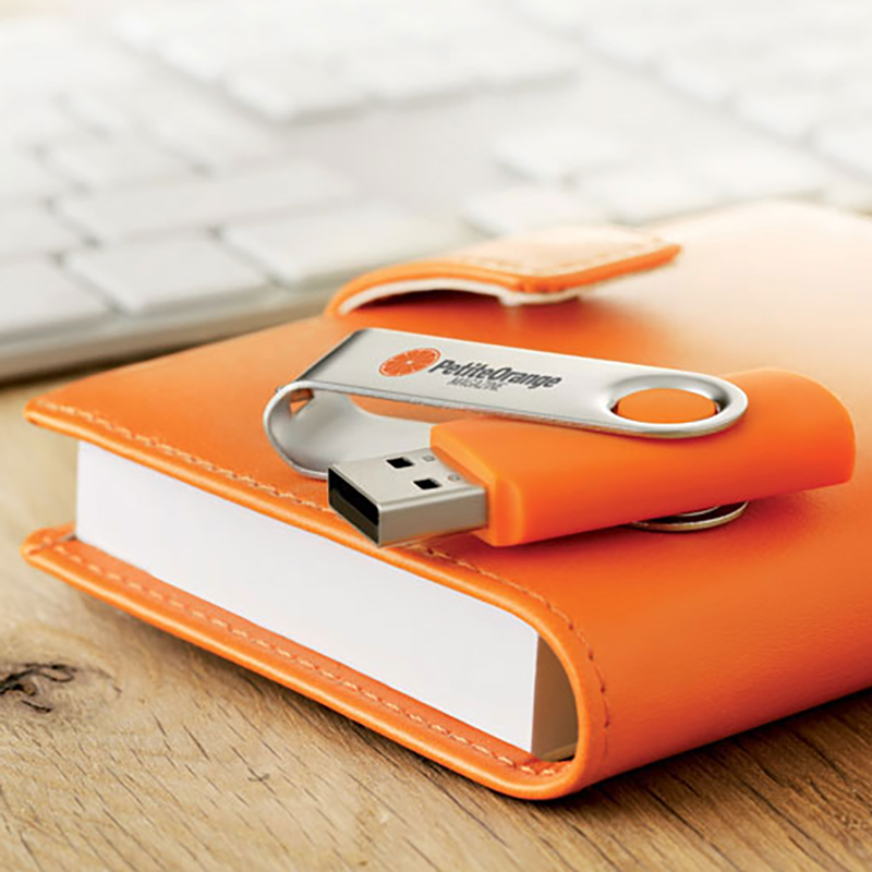 USB-stick Techmate | 4-32 GB | Tot twee kleuren bedrukking