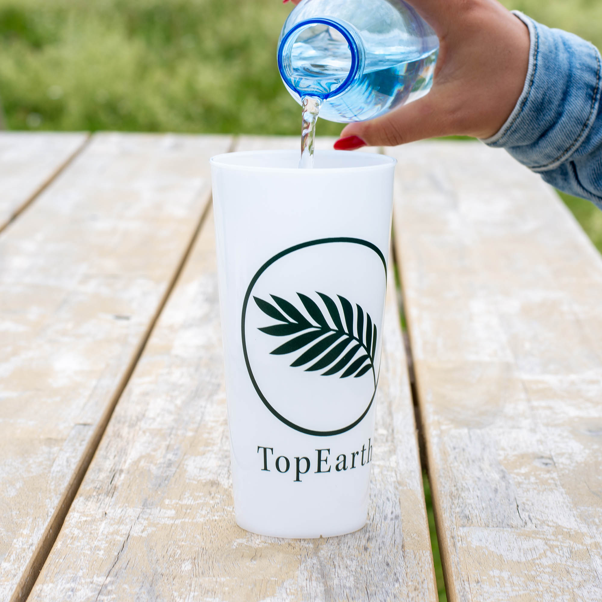 Tazza ecologica riutilizzabile | Bio PE | Riciclabile | 500ml