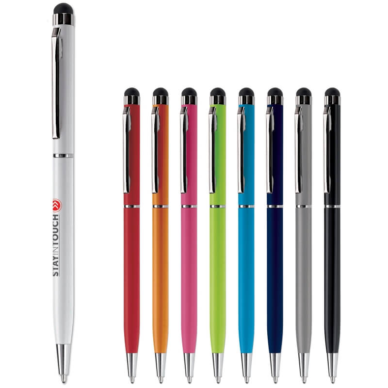 Touchpen Max - Luxe | Gekleurd | Gravure en tot 4 kleuren bedrukking