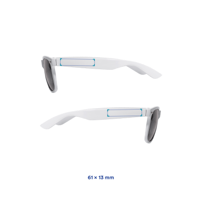 Sonnenbrille Miami | UV400 | Glänzend | Farbig | Vollfarbdruck