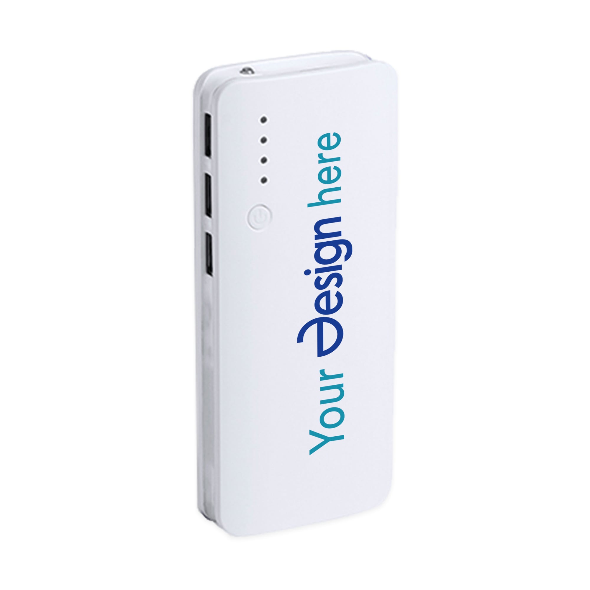 Powerbank Dean - 10.000 mAh | 3 poorten | LED zaklamp