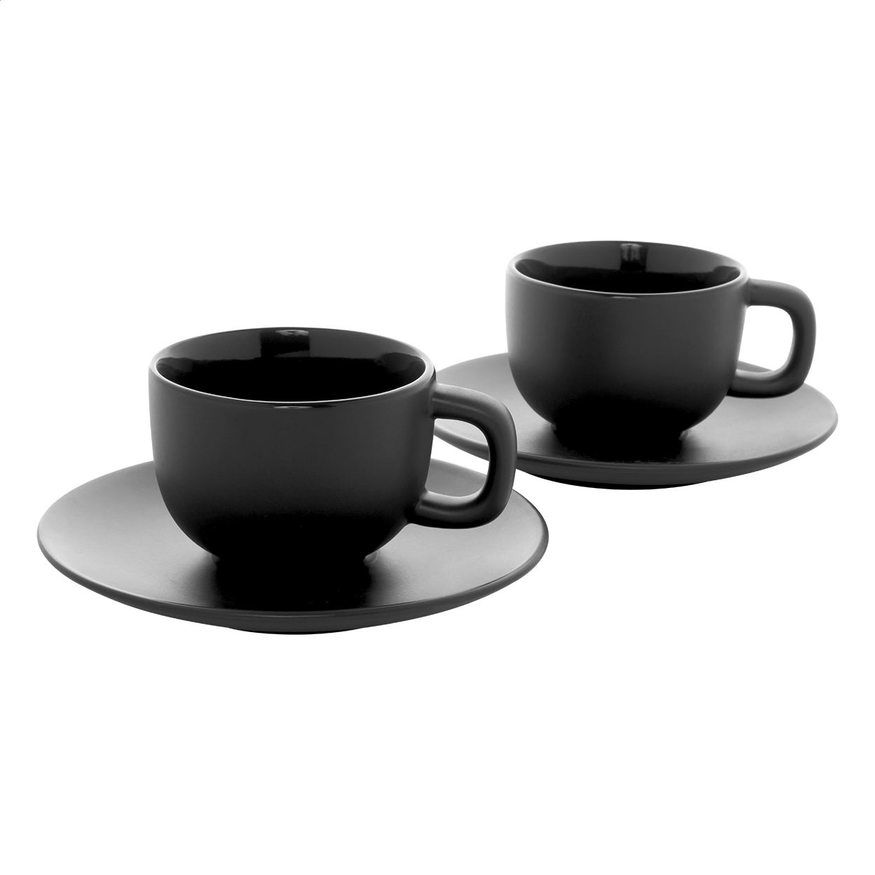 Set de tasses à cappuccino – Céramique de haute qualité | Finition mate | Lot de 2