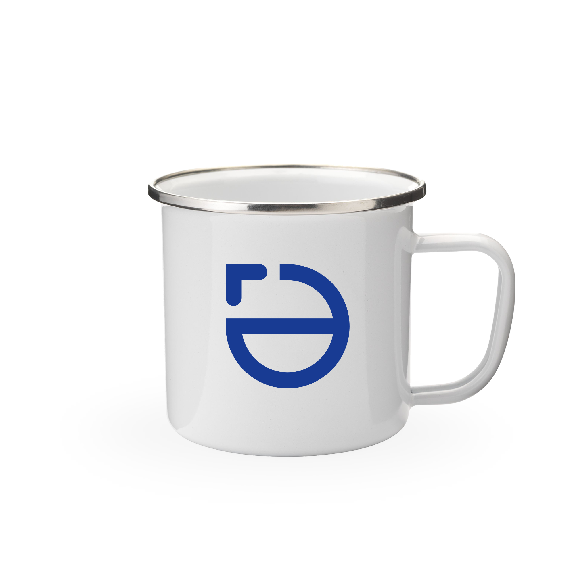 Emaille mok Sila - 350 ml | Gekleurd | Tot 4 kleuren bedrukking