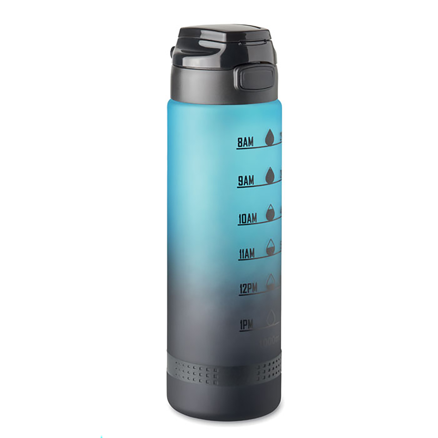 Sportbidon Rico – 1L | RPET | Schroefdop | Motiverende waterfles