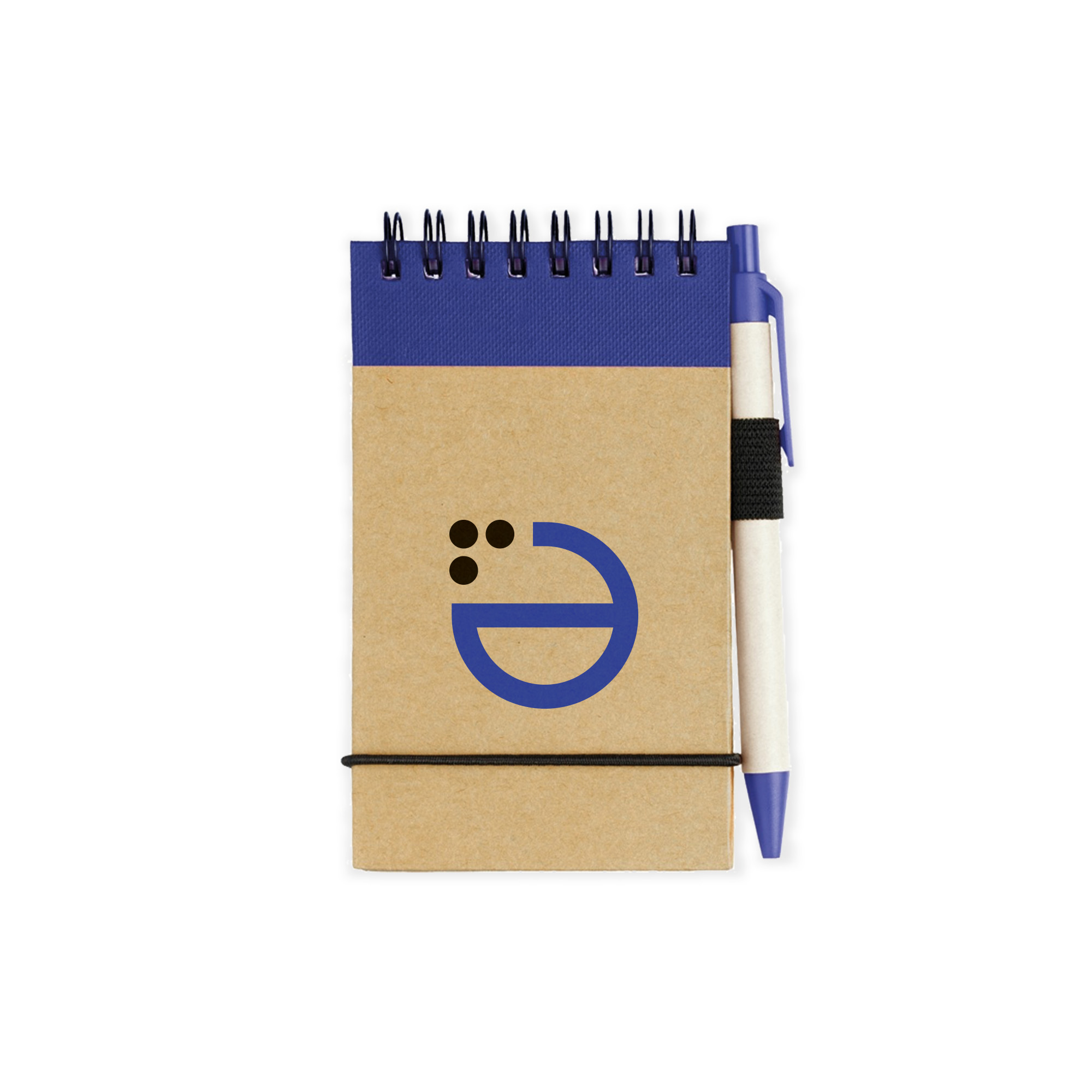 Spiralnotizblock Nella - A7 | 40 Blatt | Recyceltes Papier | inkl. Stift